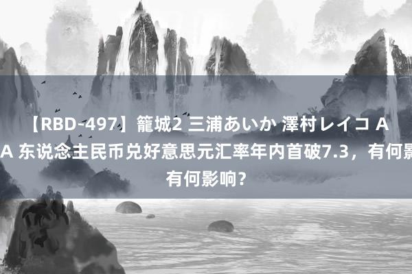 【RBD-497】籠城2 三浦あいか 澤村レイコ ASUKA 东说念主民币兑好意思元汇率年内首破7.3，有何影响？