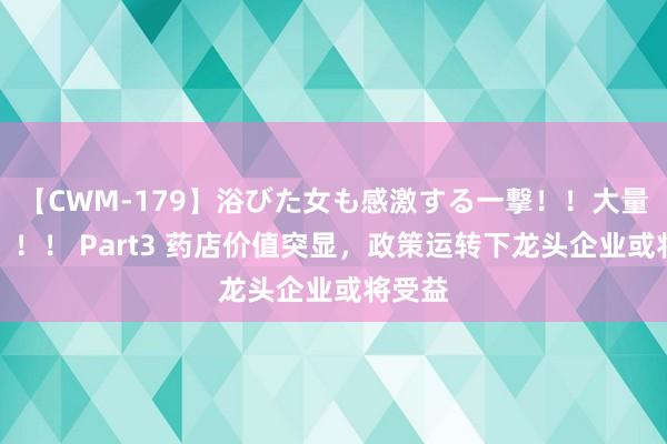 【CWM-179】浴びた女も感激する一撃！！大量顔射！！！ Part3 药店价值突显，政策运转下龙头企业或将受益