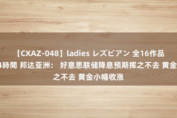 【CXAZ-048】ladies レズビアン 全16作品 PartIV 4時間 邦达亚洲： 好意思联储降息预期挥之不去 黄金小幅收涨